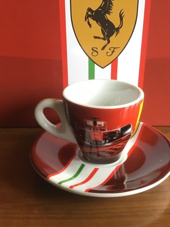 Ferrari Scuderia Espresso Cup & Saucer Set – Made in Italy – Set of 6 – NIB - Picture 6 of 10